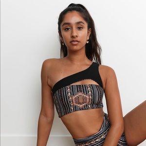 Wolven Zephyr top & high waisted short XS